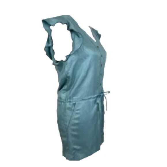 Brand New Chaser Flutter Sleeve Romper in Seafoam - Picture 4 of 4